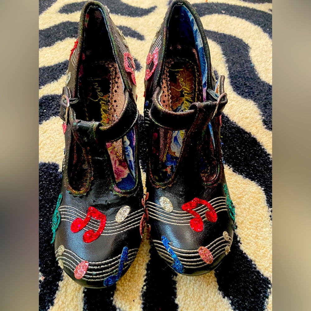 Irregular Choice Music Notes heels